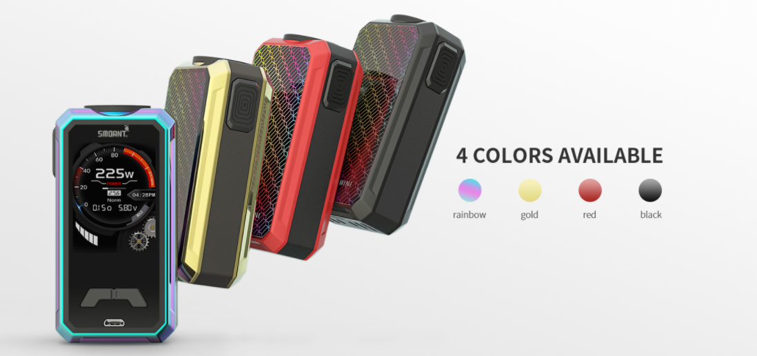 Smoant Charon Mini 225W TC Box Mod Colors