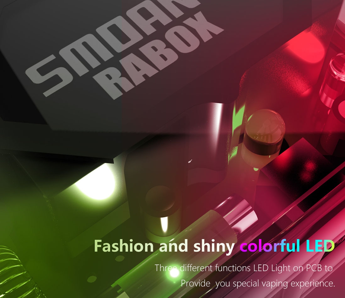 Smoant Rabox 100W Mod features 3