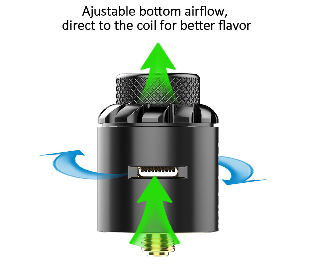 Tigertek Morphe RDA Airflow