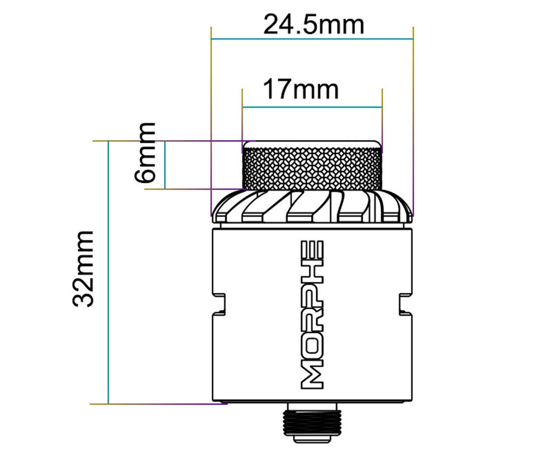 Tigertek Morphe RDA Parameter