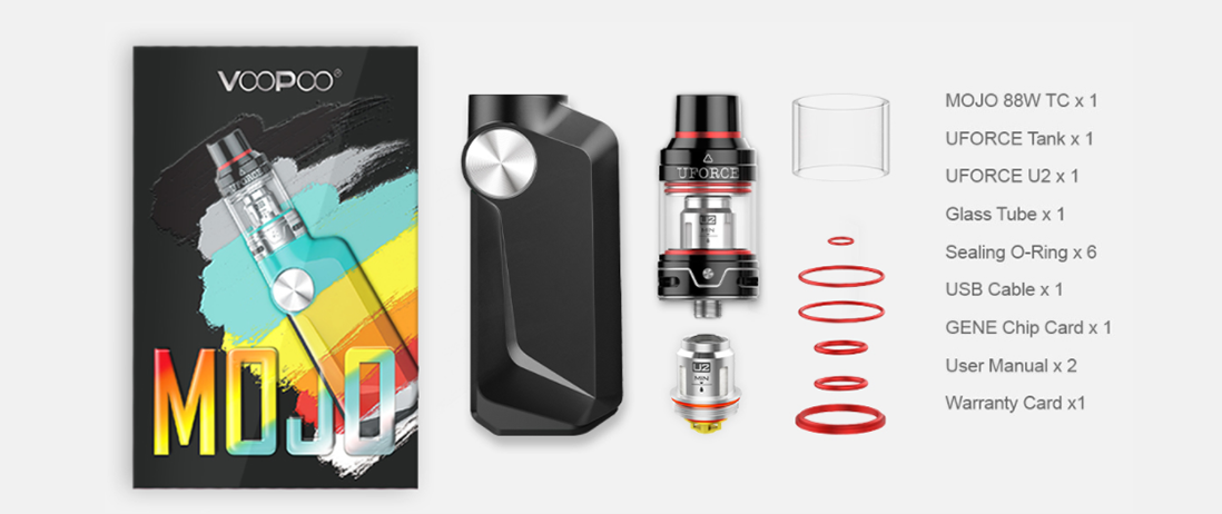 VOOPOO MOJO Kit Packing List