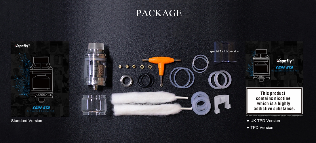 Vapefly Core RTA package