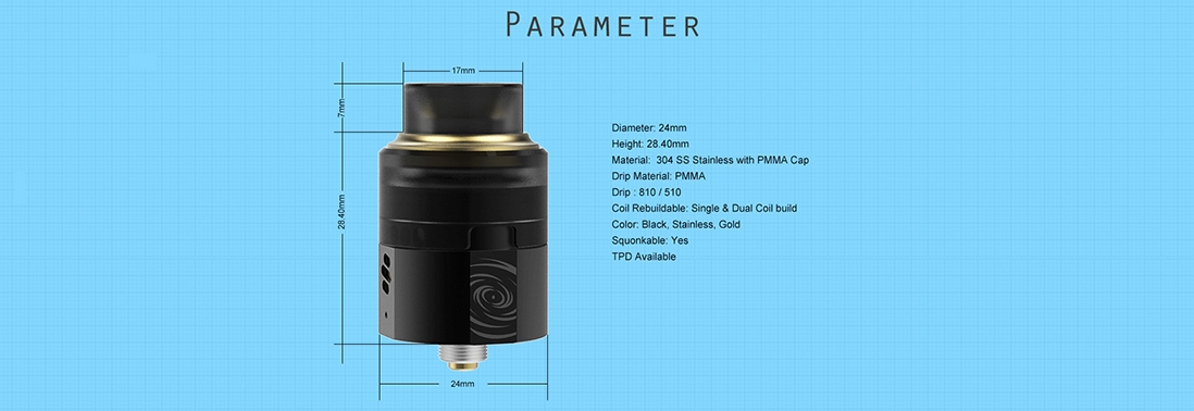 Vapefly Wormhole RDA Parameter