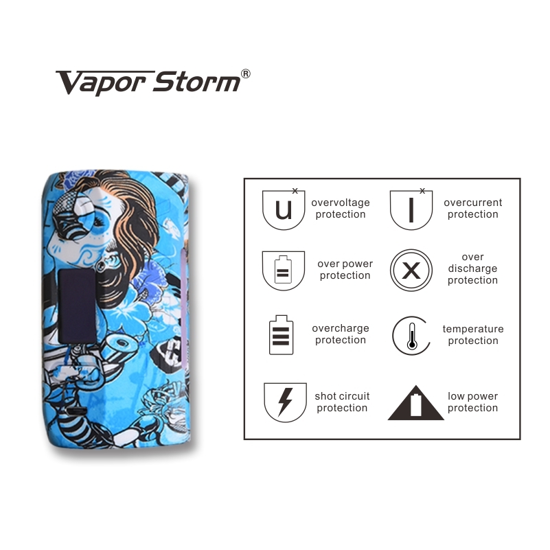 Vapor Storm Puma 200W Box Mod Features