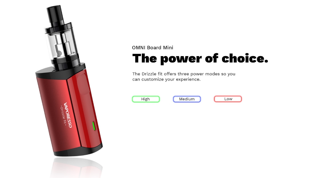 Vaporesso Drizzle Fit Kit Modes Vaporesso Drizzle Fit Kit Modes