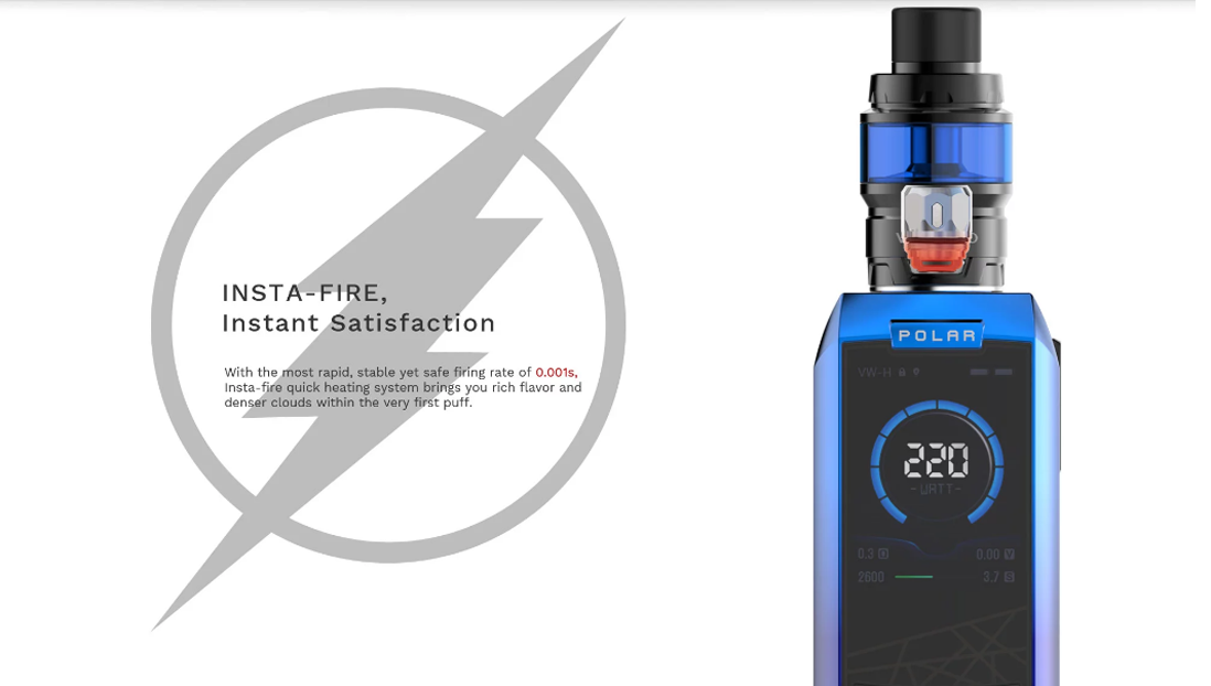 Vaporesso Polar with Cascade Baby SE Kit features 7