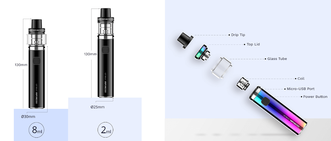 Vaporesso QF Solo Kit Parameters