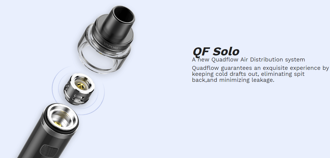 Vaporesso QF Solo Quadflow air distribution system
