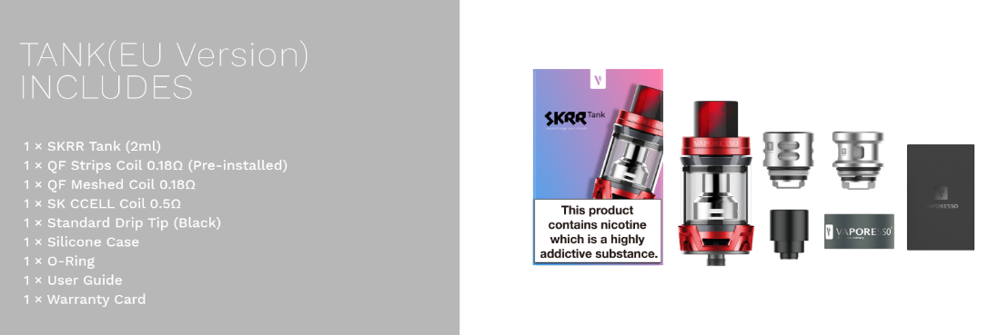 Vaporesso SKRR Tank Package 