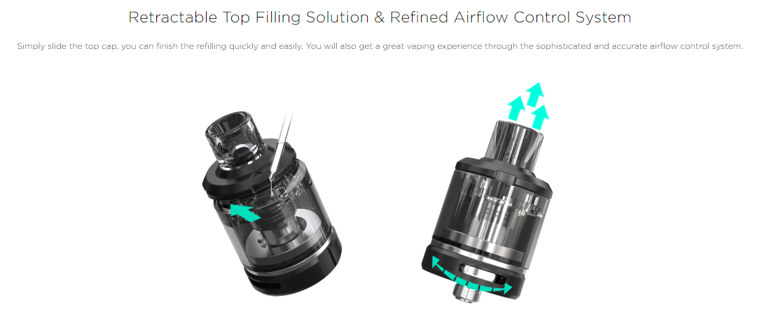 Wismec Amor NSE Filling Airflow