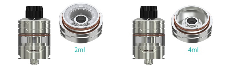 Wismec Divider Atomizer Capacity