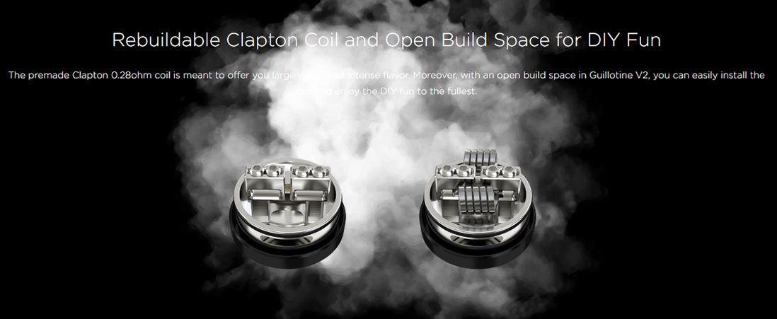 Wismec Guillotine V2 Clapton Coil Wismec Guillotine V2 Clapton Coil