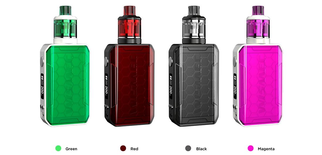 Wismec SINUOUS V200 Kit Colors