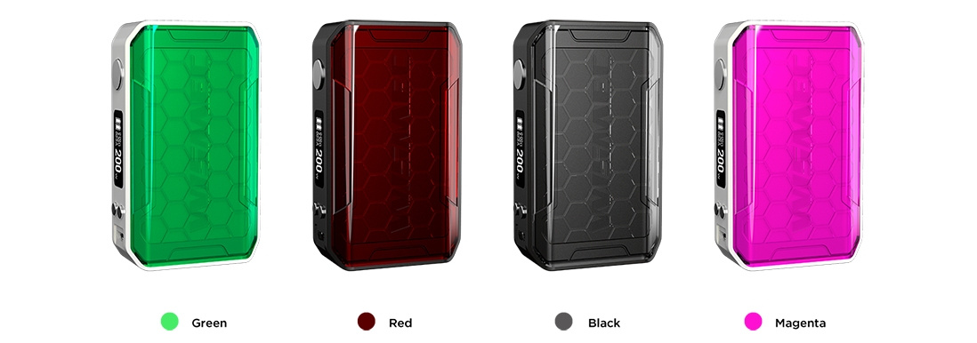 Wismec SINUOUS V200 Mod Colors