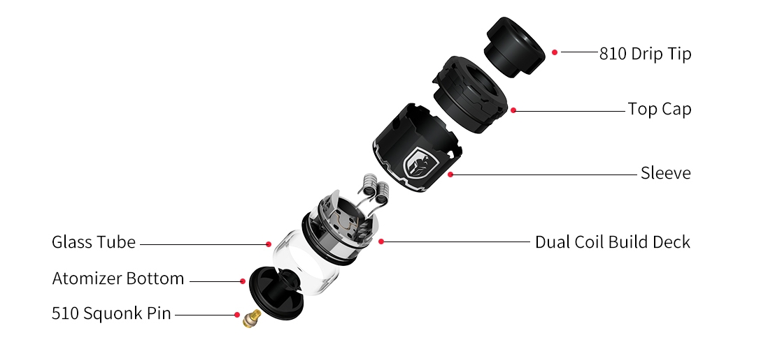 Wotofo Faris RDTA Components Wotofo Faris RDTA Components