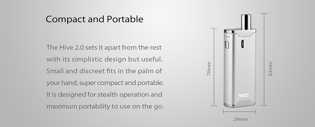 Yocan Hive 2.0 All-in-one starter kit Parameter
