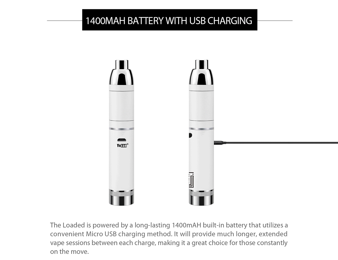 Yocan Loaded 1400mAh Battery Yocan Loaded 1400mAh Battery