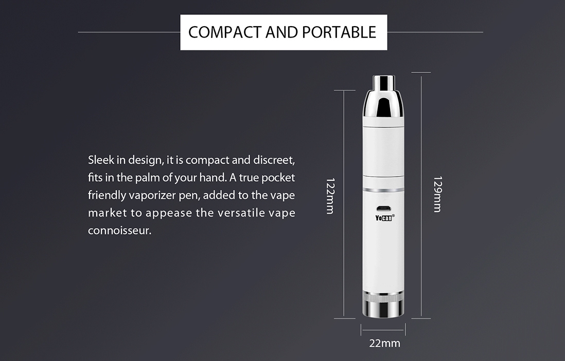 Yocan Loaded Wax Vape Pen Kit Compact Size