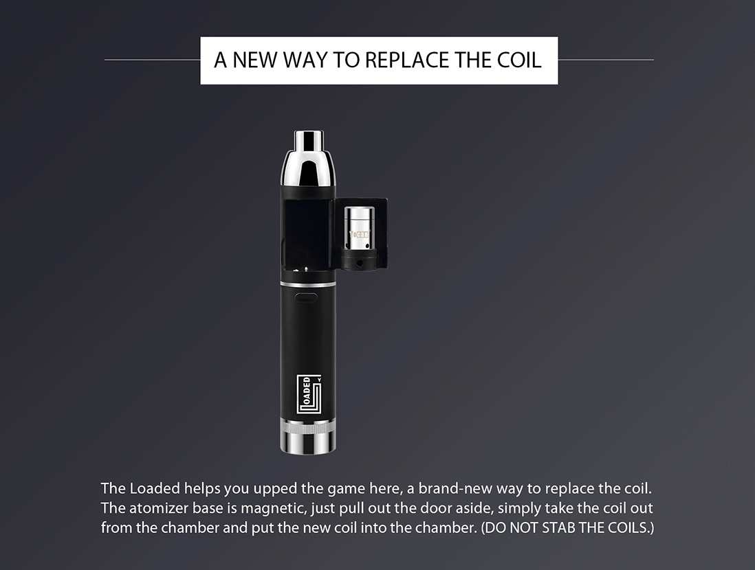Yocan Loaded Wax Vape Pen Kit Replace Coil Yocan Loaded Wax Vape Pen Kit Replace Coil