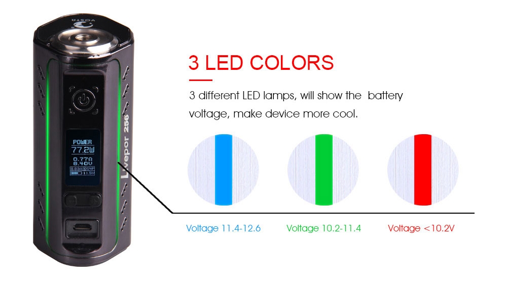 Yosta Livepor 256 Mod 3 LED Colors