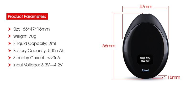 Yosta Ypod Kit Parameters